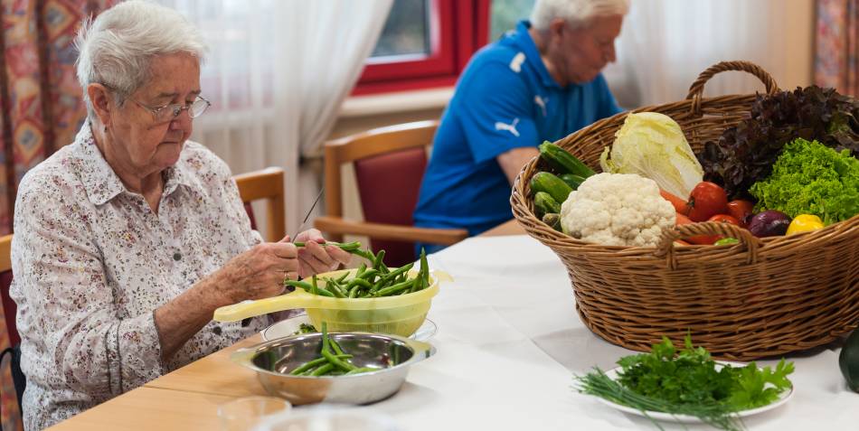 Kochen im Alzheimer Tageszentrum