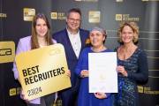 Caritas Socialis gewinnt Gold als Best Recruiter in der Kategorie Pflege und Betreuung