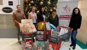 Charity Aktion in The Mall für CS Haus für Mutter und Kind