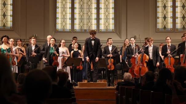 Das Orchester erntete tosenden Applaus