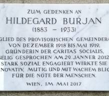 Hildegard Burjan Tafel am Wiener Rathaus