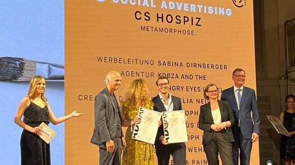 Preisverleihung ADGAR - 3. Platz CS Hospiz Wien