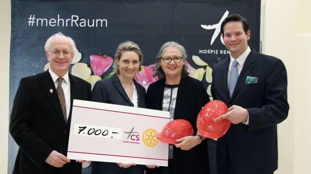 7.000 Euro für #mehrRaum im CS Hospiz Rennweg