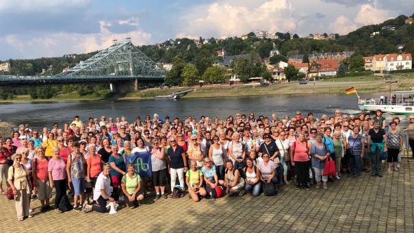 200 Frauen aus allen Diözesenen Österreichs auf den Spuren großer Frauen in Görlitz und Dresden.