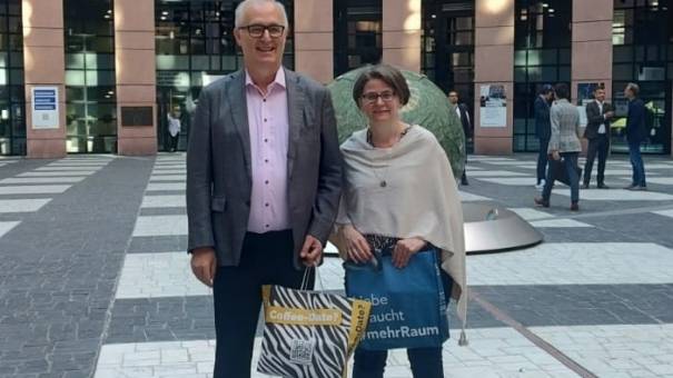 Geschäftsfüher Robert Oberndorfer & Sr. Karin Weiler, CS