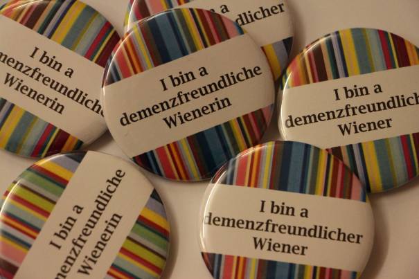 Foto: Button I bin a demenzfreundlicher Wiener
