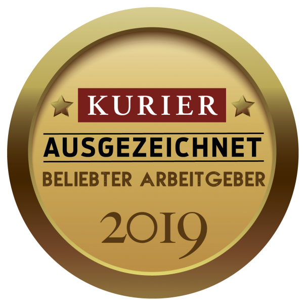 Auszeichnung Kurier Beliebter Arbeitgeber 2019